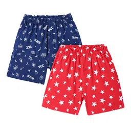 Honeyhap Boys Pack Of 2 Printed Pure Cotton Boxers-image-14