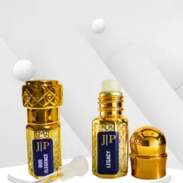 Jeval Women Set Of 2 Legacy & Oud Elegence Attar - 3 ml Each-13