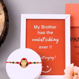 PANASH Gold-Plated Rakhi Photo Frame & Roli Chawal-image-55