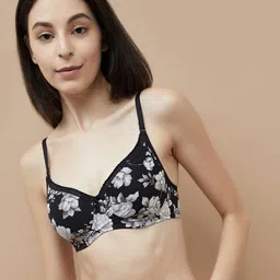 Ginger by Lifestyle Floral  Underwired Full Coverage Lightly Padded Push-Up Bra-18