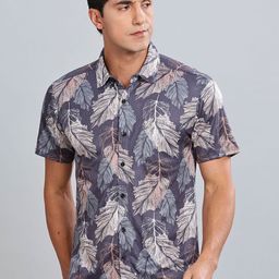 BULLMER Men Standard Opaque Printed Casual Shirt-image-28