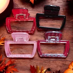 CHANDERKASH Set Of 4 Glossy Finish Claw Clips-image-85