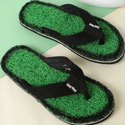 Cozy Wear Men Green Flip Flops-picture-14