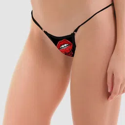 lola  dola Lola Dola Printed Low-Rise G-String Thong Briefs MeeshoString115 image 4