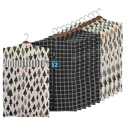 Kuber Industries Black Set of 6 Regular Multi-Utility Organisers-7