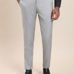 Turtle Men Tailored Slim Fit Formal Trousers-picture-38