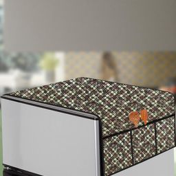 The Furnishing Tree Yellow Printed Refrigerator Cover-image-60