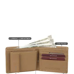 WILDAUK Men Textured PU Two Fold Wallet image 2