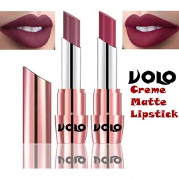 VOLO Set Of 2 Creme Matte Lipstick - 7 g Each - Shades 636 & 638-21