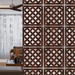RANDOM Brown Geometric Window Blinds-picture-14
