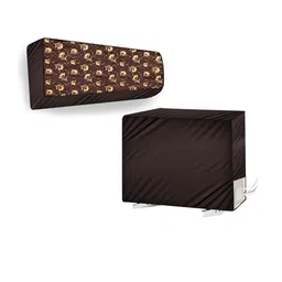 The Furnishing Tree Split AC Cover Set of Indoor and Outdoor Unit Used for 1 Ton VOLTAS 123 DZX Flo-image-76