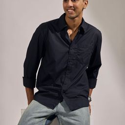 Espanshe Long Sleeves Pure Cotton Casual Shirt-image-21