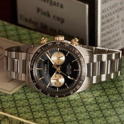 Timex Men Dial & Stainless Steel Bracelet Style Straps Analogue Chronograph Watch TW2Y24000UJ-95