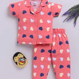 YK X Tinyo Infant Girls Printed Night suit-35