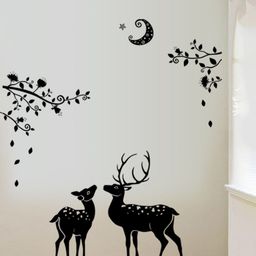 Asian royal Black Deer Self Adhesive Vinyl Decals And Stickers-image-76