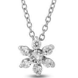RAGABANDHA DESIGN STUDIO Women Silver-Tone Floral Stone-Studded Pendant with Chain-image-64