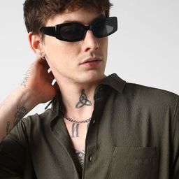 VASTRADO Men Classic Spread Collar Solid Slim Fit Casual Shirt-image-79