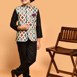 PRINTINDIA Printed Nehru Jacket-image-98