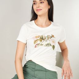 Honey by Pantaloons Women Printed Round Neck Cotton Top-picture-12