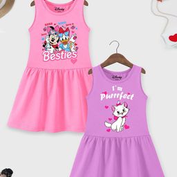 Disney By Miss and Chief Print A-Line Dress-picture-36