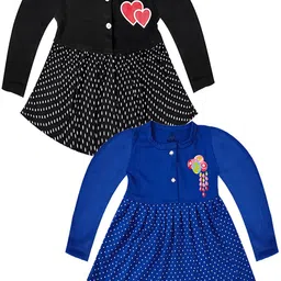 KidzzCart Polka Dot Print Fit & Flare Dress-picture-29