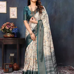 Shee Star Floral Zari Banarasi Saree-31