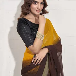 DIVASTRI Ombre Zari Pure Chiffon Ready to Wear Saree-picture-41