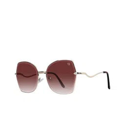 Woggles Unisex Brown Oversized Sunglasses with UV Protected Lens WOMT-MOS-010C8-picture-18