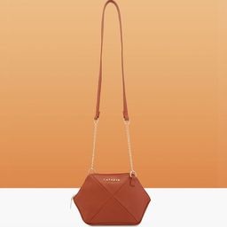 DressBerry X CAPRESE Textured Structured Satchel with Quilted-17