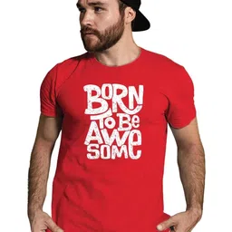 Tantra Men Typography Printed Round Neck Cotton T-shirt-image-77