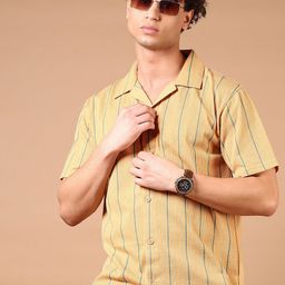 V-Mart Men Opaque Striped Casual Shirt-picture-47