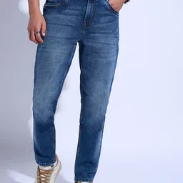 SF JEANS by Pantaloons Men Cotton Mid-Rise Slim Fit Heavy Fade Jeans-image-96