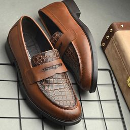 CARLO ROMANO Men Textured Leather Slip-On Sneakers-picture-29