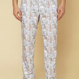 URBAN SCOTTISH Men Printed Mid Rise Lounge Pants-image-34