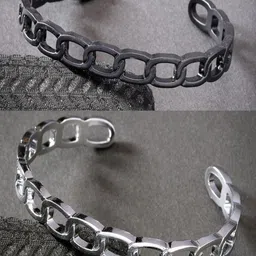 The Roadster Lifestyle Co Men Set Of 2 Rhodium-Plated Open Cuff Bracelets-image-86