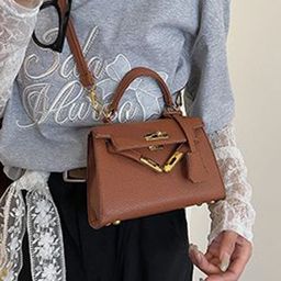 StyleCast x Revolte Women Textured Crossbody Satchel Bag-image-79