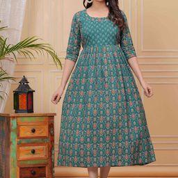 BAESD Ethnic Motifs Print Maternity Maxi Dress-image-79