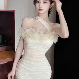 StyleCast x Revolte Women Ruffled Bodycon Mini Dress-picture-56