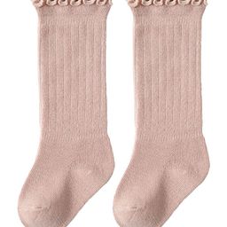 SYGA Kids Above Knee Length Cotton Socks-20