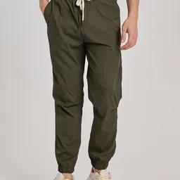 Snitch Men Relaxed Loose Fit Joggers Trousers-image-50