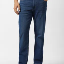 VAN HEUSEN DENIM LABS Men Regular Fit Mid-Rise Jeans-picture-7