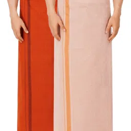 Ethazh Men Pack of 2 Dhotis-image-21