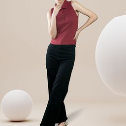 Chemistry Women Solid Regular Top-picture-4