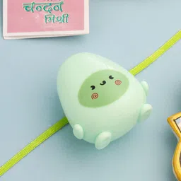 Sangria Kids Sharpener Thread Rakhi With Roli Chawal Chandan & Mishri-53