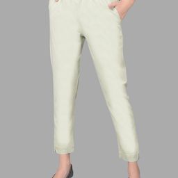 Comfort Lady Women Solid Mid-Rise Casual Regular Trouser-image-64