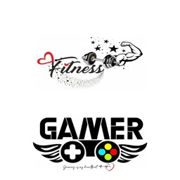 ORDERSHOCK Set Of 2 Fitness & Gamer Waterproof Temporary Tattoo Sticker-picture-13