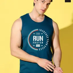 WOOSTRO 2-Pc Printed Odour-Free Cotton Innerwear Vests VWS26(RUN PEACOCK)(HARD BLACK)-image-50
