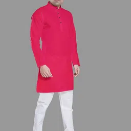 DIVISIVE Men Regular Kurta with Pyjamas image 3
