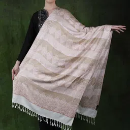 Exotic India Ethnic Motifs Woven Design Shawl-picture-40