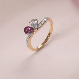 Mia by Tanishq Women 14KT Finger Ring Diamond-2.57gm-image-46